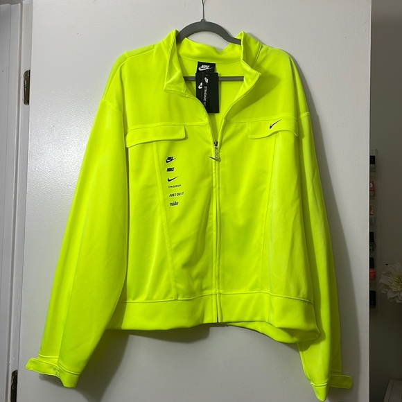 Coats | Nwt Neon Nike Jacket 3x | Poshmark